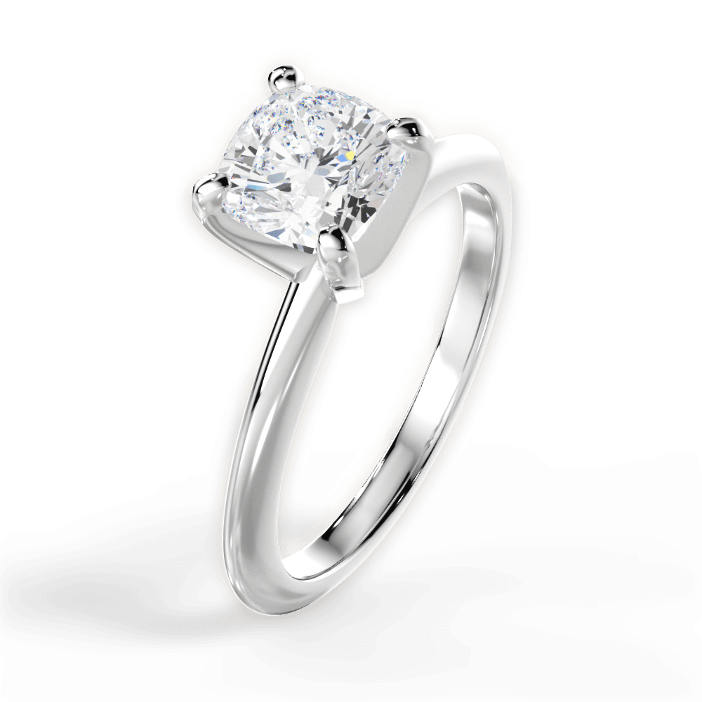 Knife Edge Solitaire Engagement Ring Setting