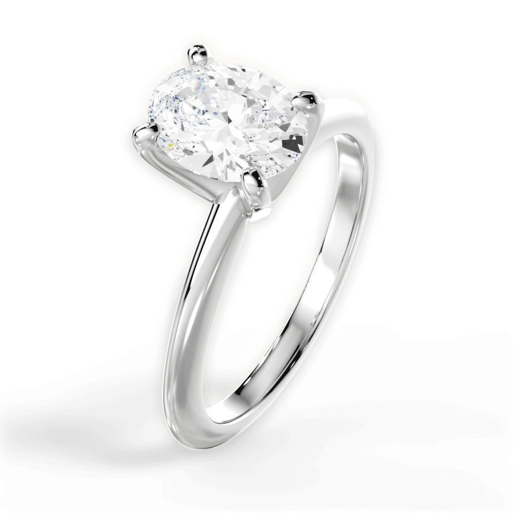 Knife Edge Solitaire Engagement Ring Setting