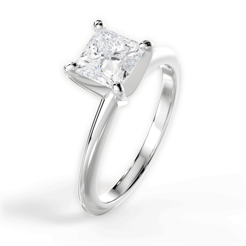 Knife Edge Solitaire Engagement Ring Setting