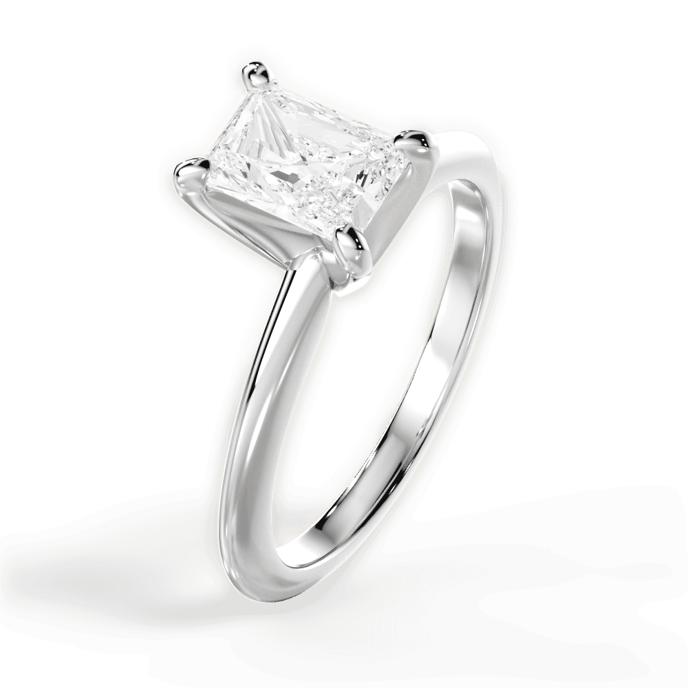 Knife Edge Solitaire Engagement Ring Setting