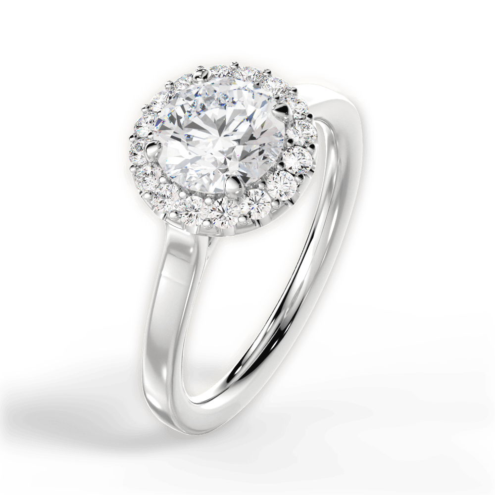 Halo Engagement Ring Setting