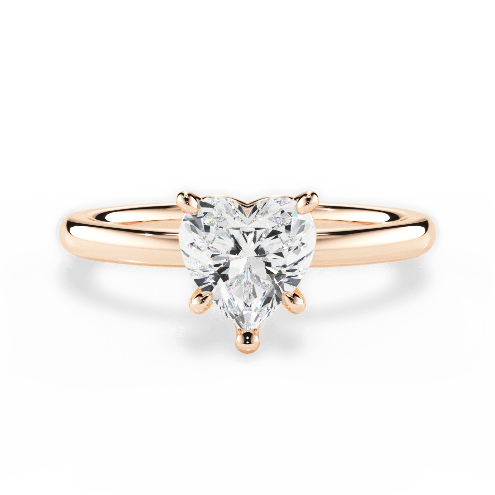 Classic 4-Prong Solitaire Engagement Ring Setting