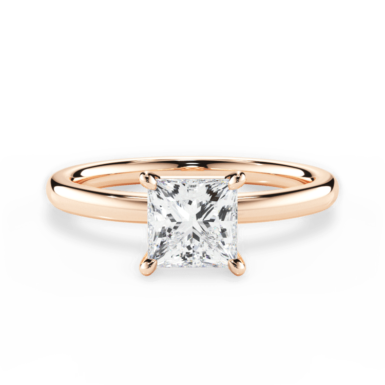 Classic 4-Prong Solitaire Engagement Ring Setting