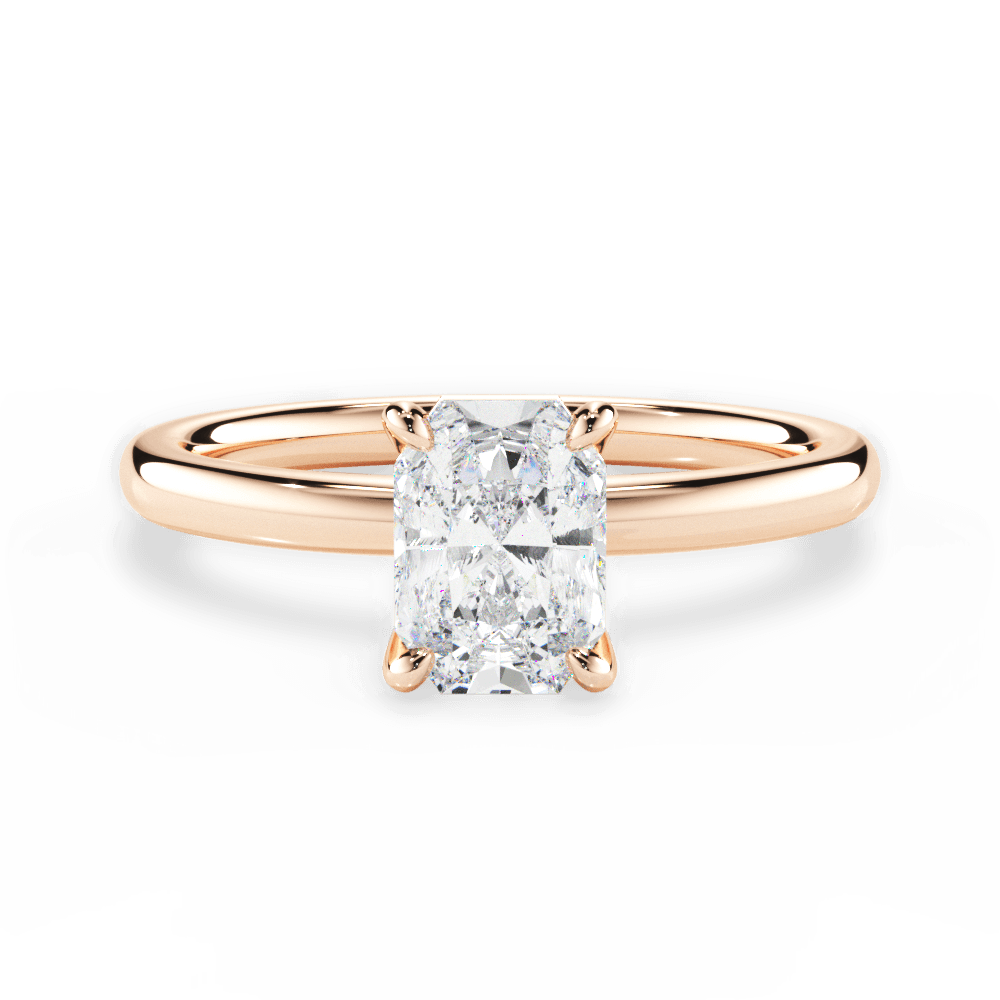 Classic 4-Prong Solitaire Engagement Ring Setting