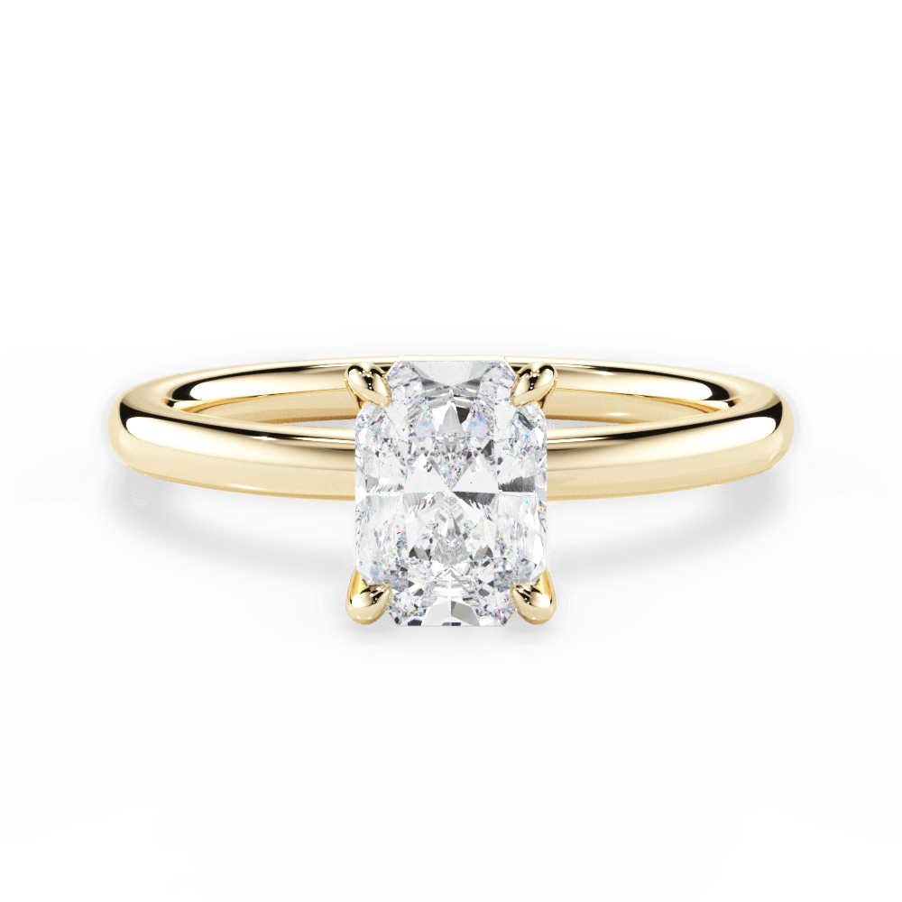Classic 4-Prong Solitaire Engagement Ring Setting