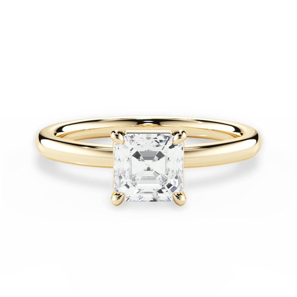 Classic 4-Prong Solitaire Engagement Ring Setting
