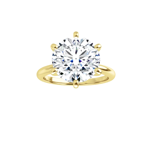 Classic 6-Prong Solitaire Engagement Ring Setting